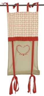 Beige ro fabric window curtain. re-0648cm. 45x160