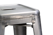 Galvanized bristol iron stool cm39x39h45