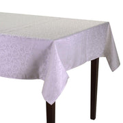 White Finnish jacquard polyester tablecloth cm150x230