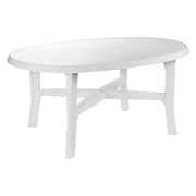 White 'Danube' Polypropylene Table