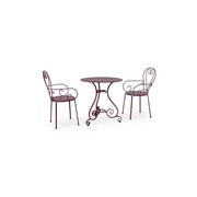 Etienne Bordeaux stackable chair with armrests