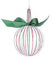 Sphere Vetro Stripe Transp Colori D80mm Height 13cm