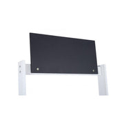 Darik rustic display 8 white wicker baskets