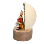 Resin gnome with red lantern cm38x20h40