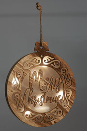 Elegant Merry Xmas C Pendant Set of 3