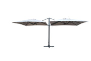 Bismark umbrella in sand aluminum