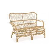 CLARITA two seater rattan outdoor sofa 119x83x h87 cm