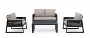 Captiva anthracite garden lounge set