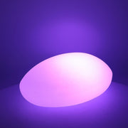 Multicolor rechargeable plastic Led lamp 40x30h15 cm