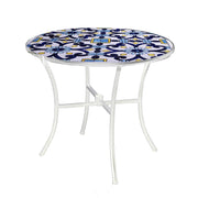 Sorrento metal mosaic table 60 cm