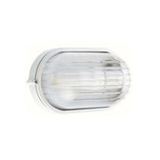 Small ceiling light E27 white oval industrial line
