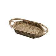 Oval birman boat wicker basket cm32x15h6
