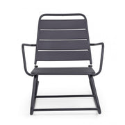 Rocking chair anthracite bizzotto lillian