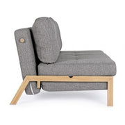 Hayden 2 seater sofa bed gray