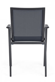 4x Chair with aluminum armrest