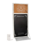 Calendar blackboard with shelf and chalk cm30x65x3,5-20