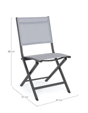 Folding Chair Elin Anthracite-Grey
