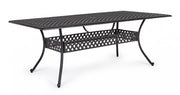 Ivrea outdoor table rectangular anthracite 107 x 213 cm