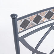 Berkley chair in metal for outdoor use