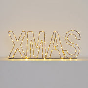 XMAS Copper MicroLED 38cm warm white led writing