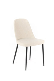 Set of 4 Fabric Chairs 55cm x 46cm x 85cm