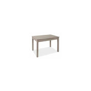 Elm extendable dining table in melamine wood 80x120 - 160 cm