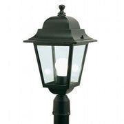 Outdoor Aluminum Die-Cast Lamp with Black Transparent Glass Diffusers