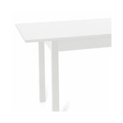 Extendable white ash table in melamine wood cm 70x110 - 150