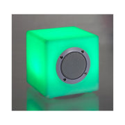 LED Garden Lamp Cube Speaker in Polyethylene 15x15cm