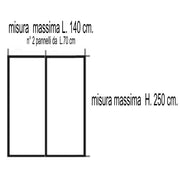 ECCO MAGNET 140X250 GRAY REDUCIB