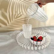 Pitcher with lid Guzzini Dolcevita mother of pearl