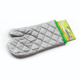 Silver color barbecure glove