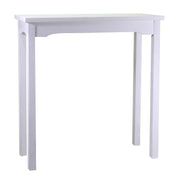 Nantes white wooden rectangular display table