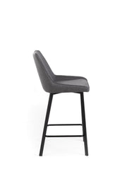 Set of 2 Fabric Stools 50cm x 44cm x 94cm