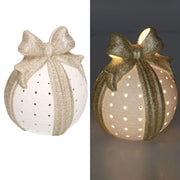 White gold gift box with round led cmø13,5h16