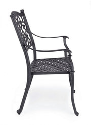 Iron garden chair C-BR Ivrea Anthracite