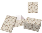 Rectangular beige cardboard box 1-10 circles cm37,5x29h16