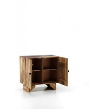 Modern ethnic brown multicolor sideboard cm 81 x 45 x h 75