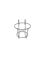 Black balcony planter 22cm