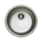 Built-in stainless steel cockpit kitchen sink diam. 43.5 cm