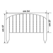54 x 47cm arched wooden fence for Vampire plants