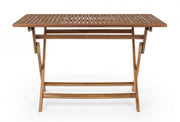 Rectangular folding garden table 120x70x h73 cm
