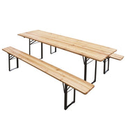 Brewery set consisting of table 80x200 cm. and 2 Verdelook benches