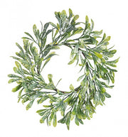 8x Christmas Tux Mistletoe White Berries D35