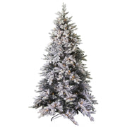 Tallinn snowy tree 851 branches 230 green LEDs cm ø97h180