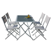 Set Table plus 4 Folding Chairs ASTRO HFS-268
