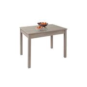 Extendable elm dining table in melamine wood 60x90-120 cm
