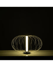 Mizar STS gold metal LED table lamp