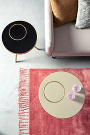 Coral Red Ethnic Style Viscose Rug BELIZE 140x200 cm