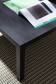 Calypso anthracite garden coffee table 110x60 cm